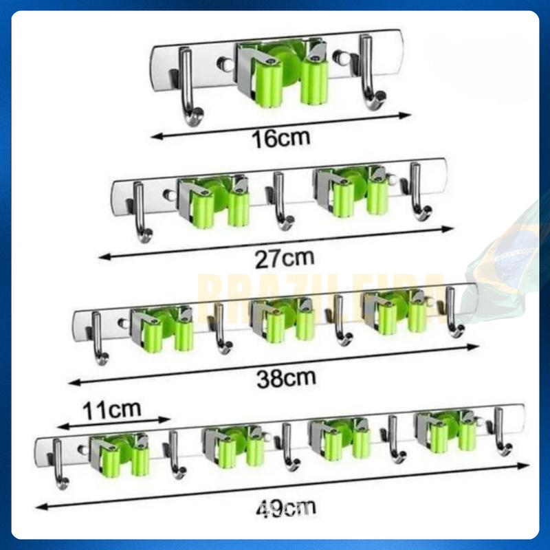 Suporte de Vassoura Multifuncional  ☑️